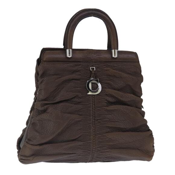 DIOR Hand Bag Leather Brown - Picture 1 of 16